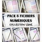 Lot Digital Organisateurs - Collection Lune