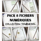 Lot Digital Organisateurs - Collection Tournesol