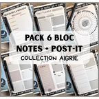 Lot Bloc Notes Organisateurs  - Collection Aigri