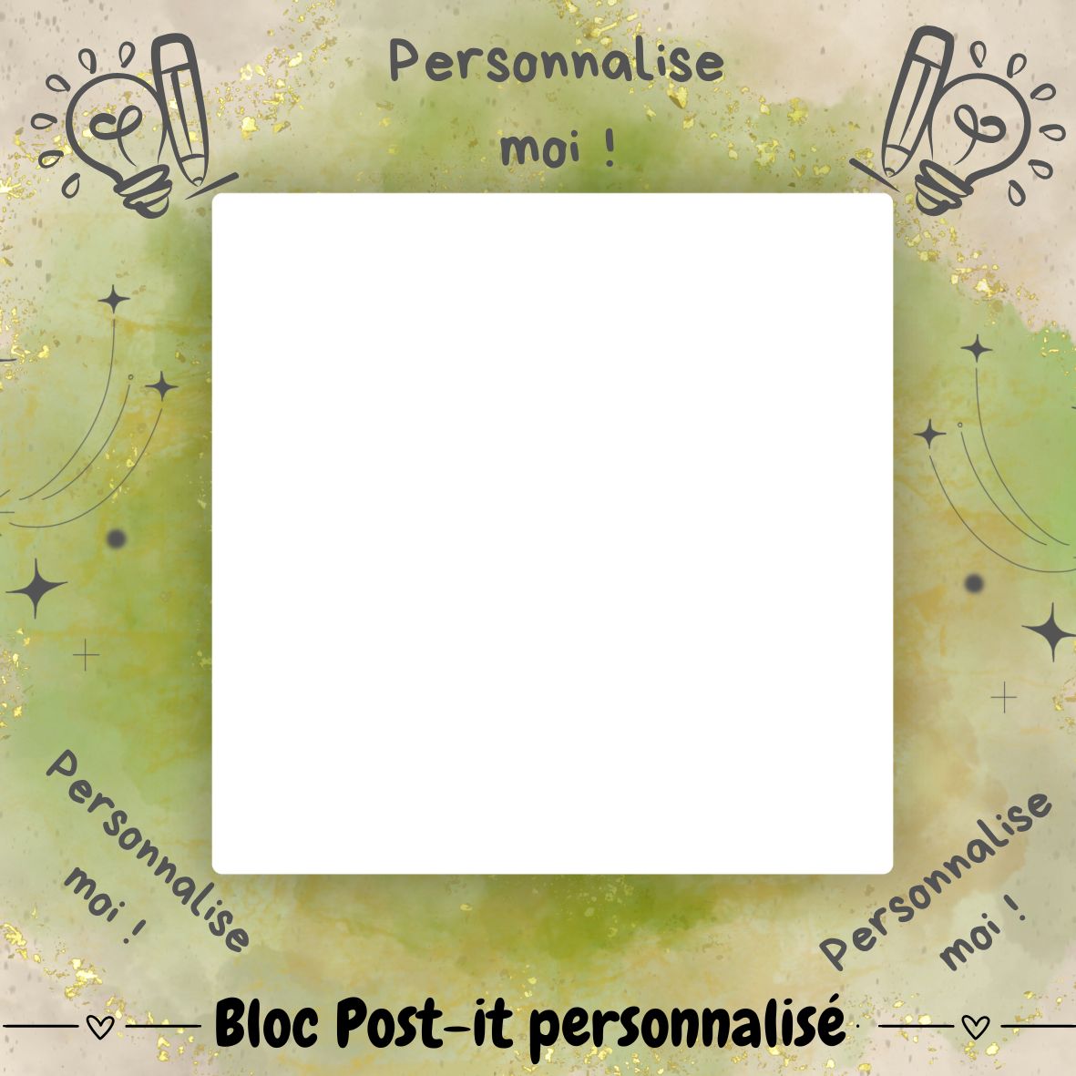 Bloc Post-it personnalisé